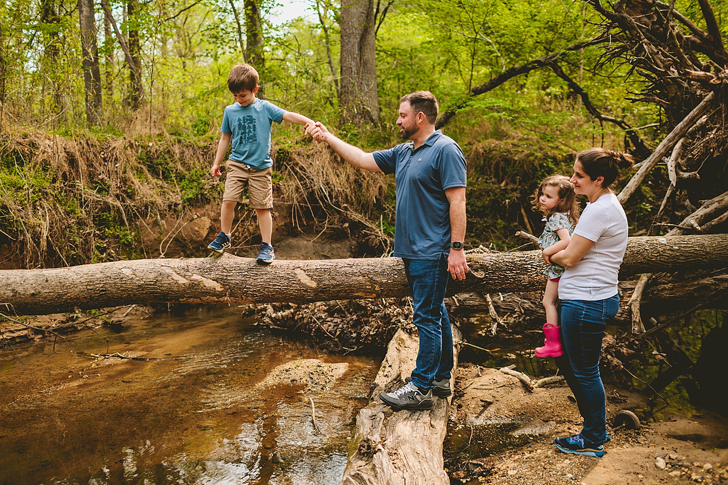 Documentary family photographer in Raleigh