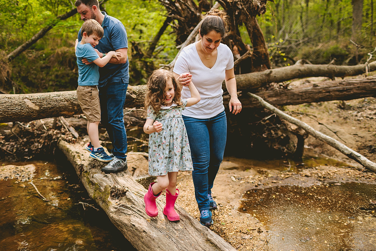 Documentary family photographer in Raleigh