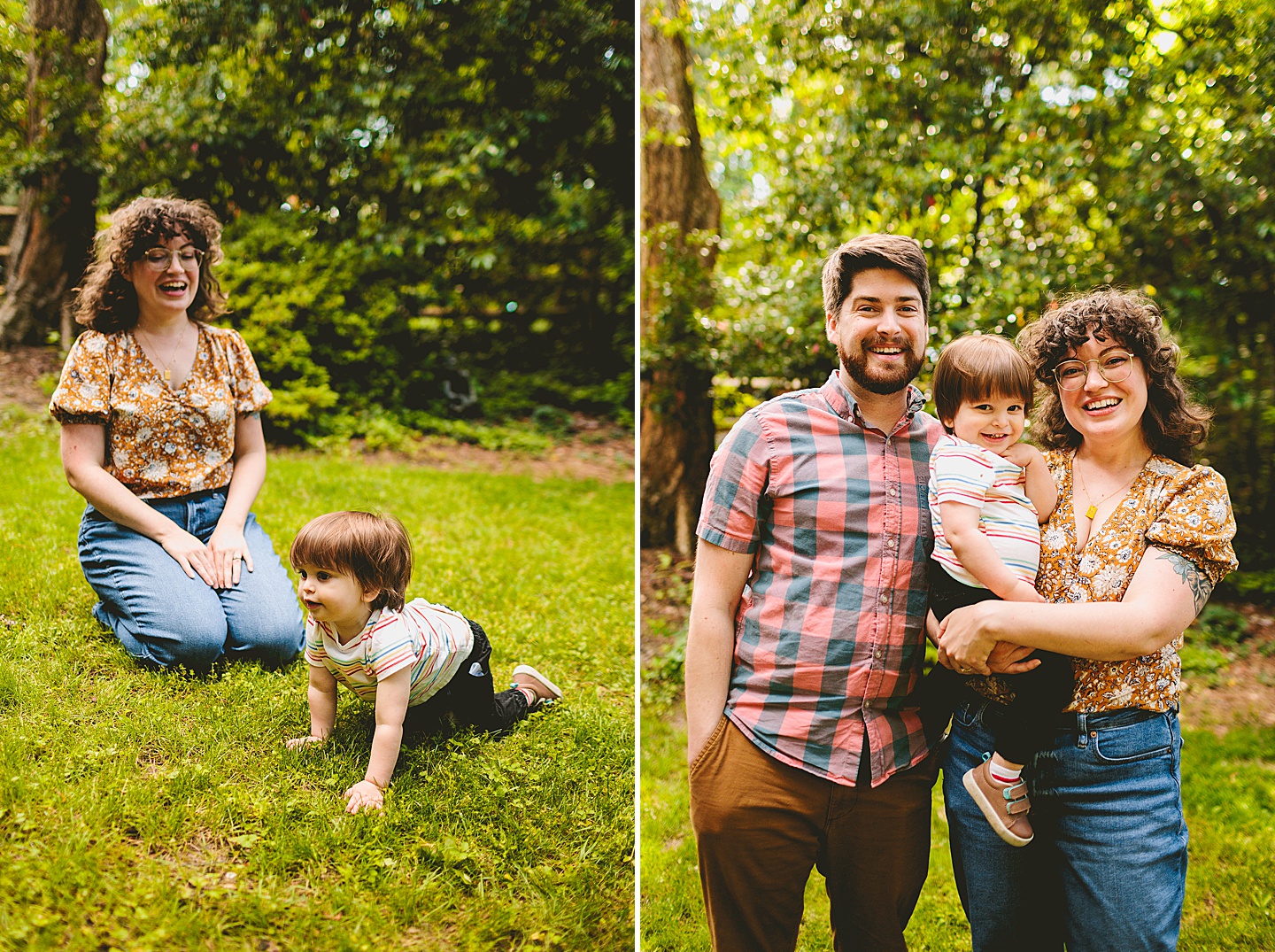 At home family photographer in Durham NC