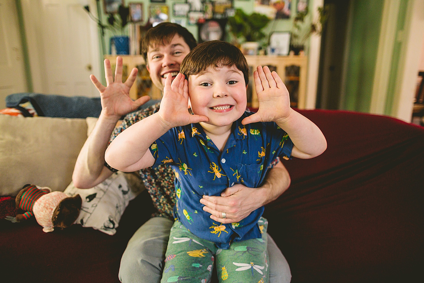 Boy smiling at camera