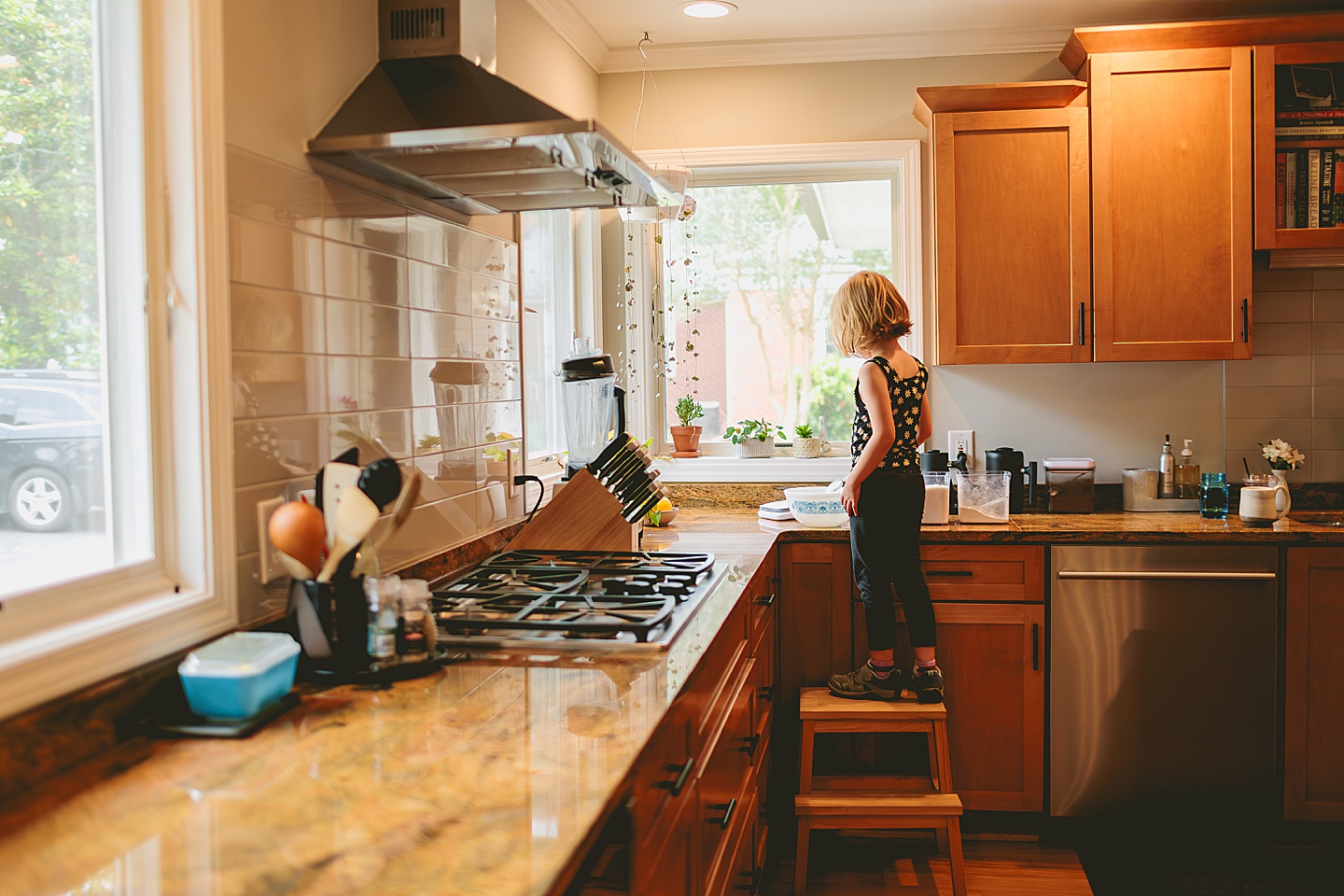 Child baking