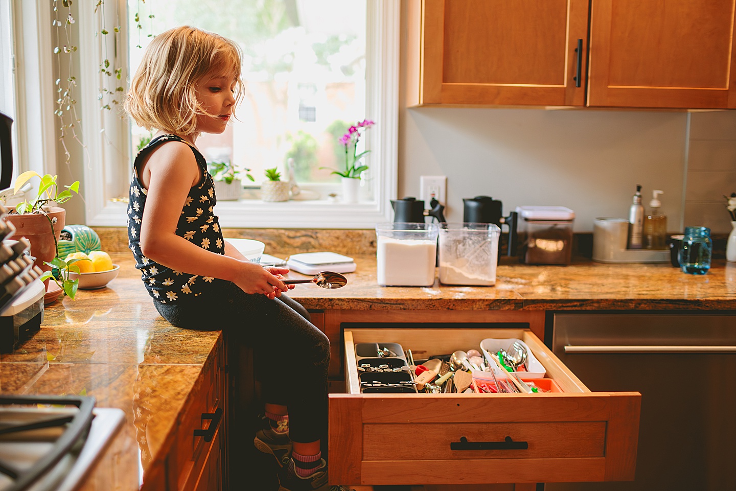 Child baking