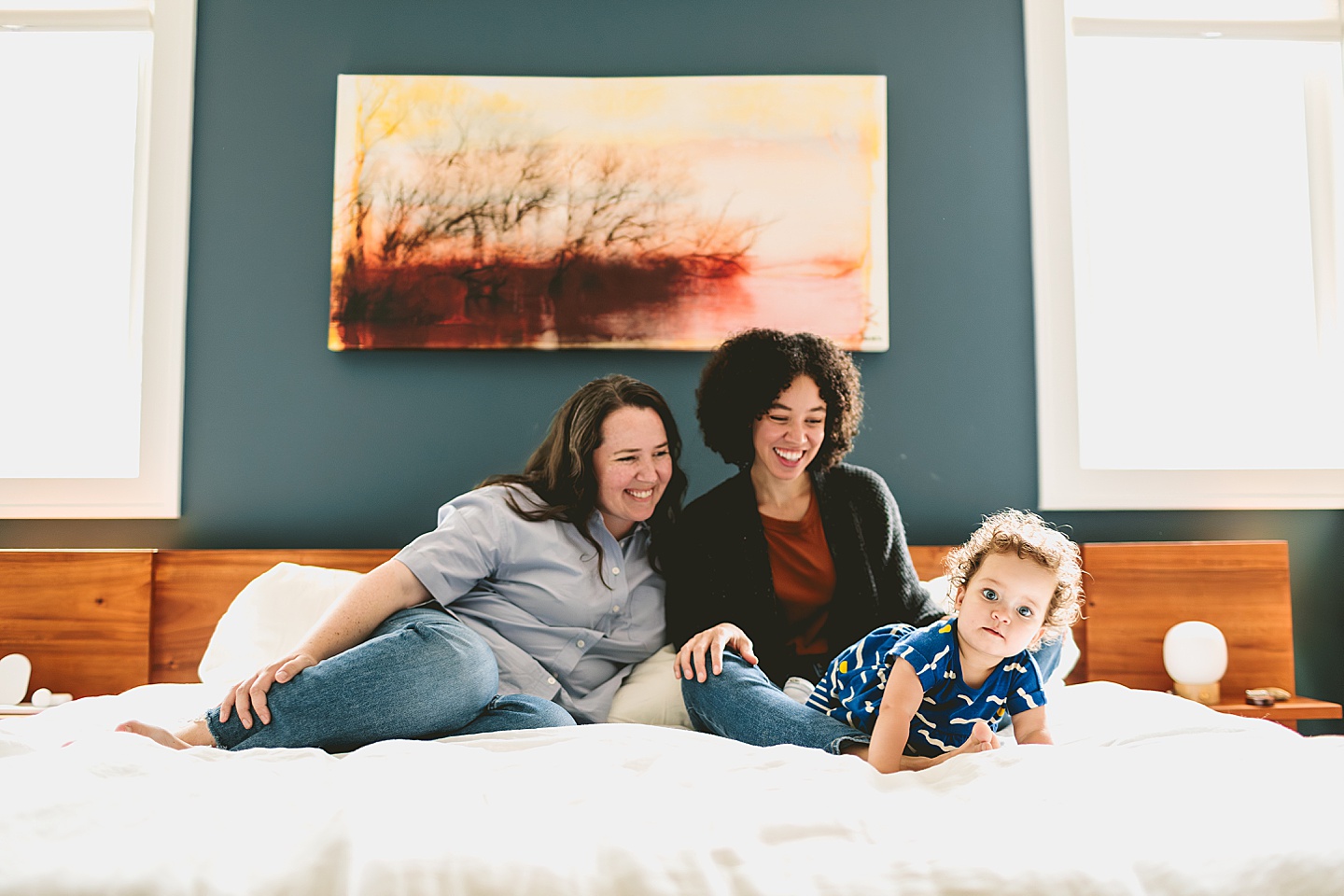 At home family photographer in Durham NC