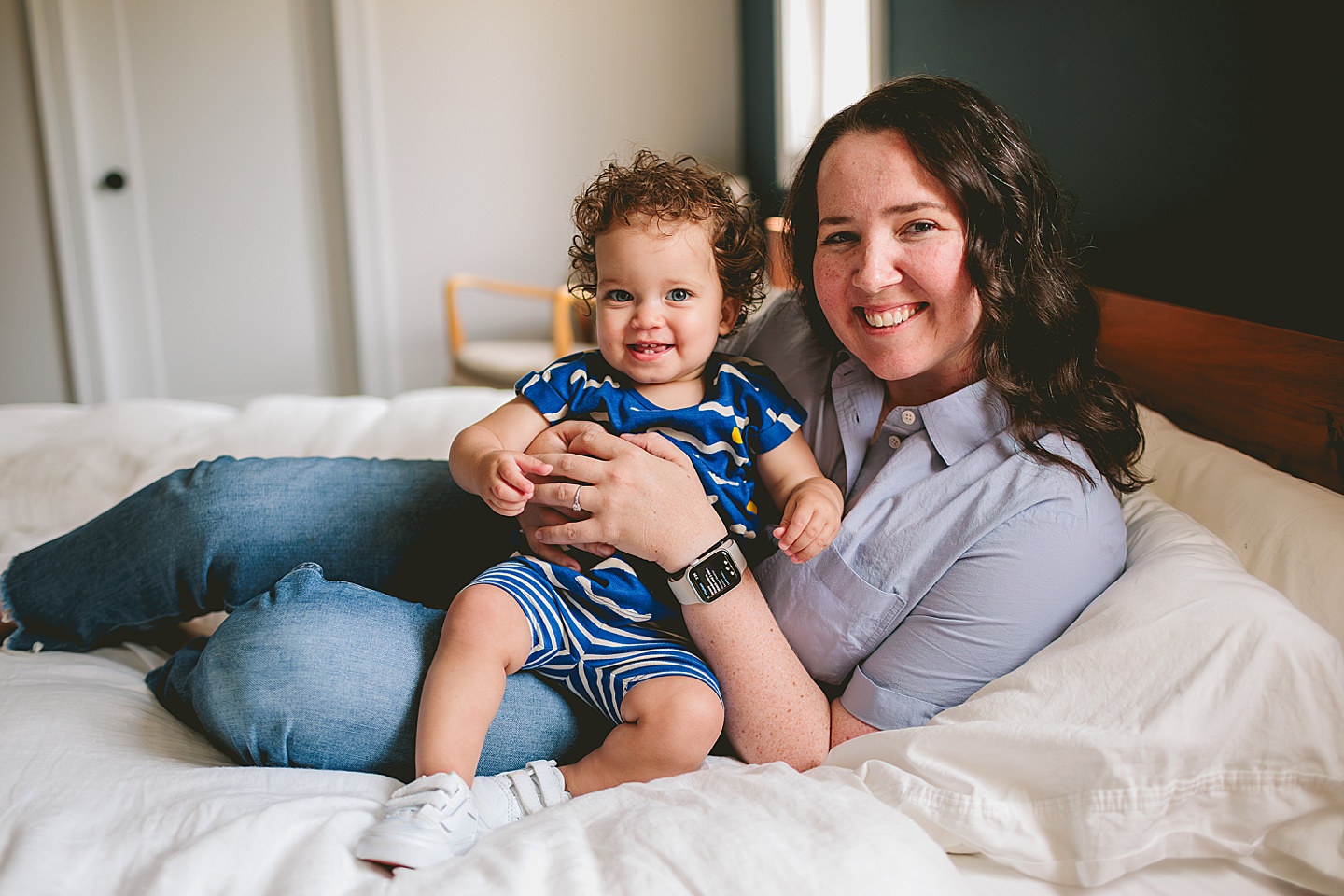 Mother and daughter portraits