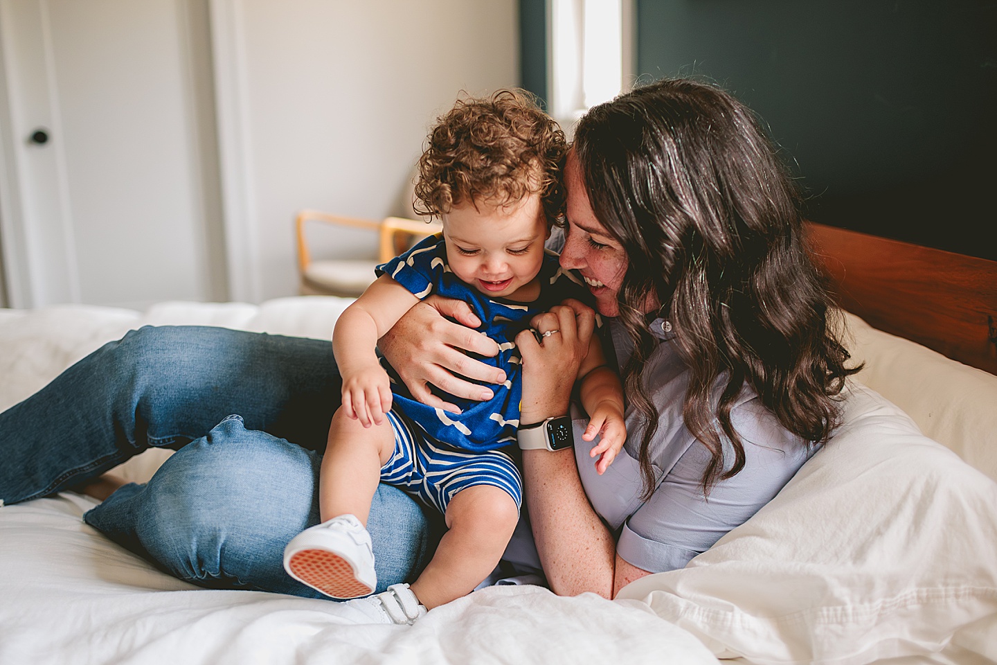 Mother and daughter portraits