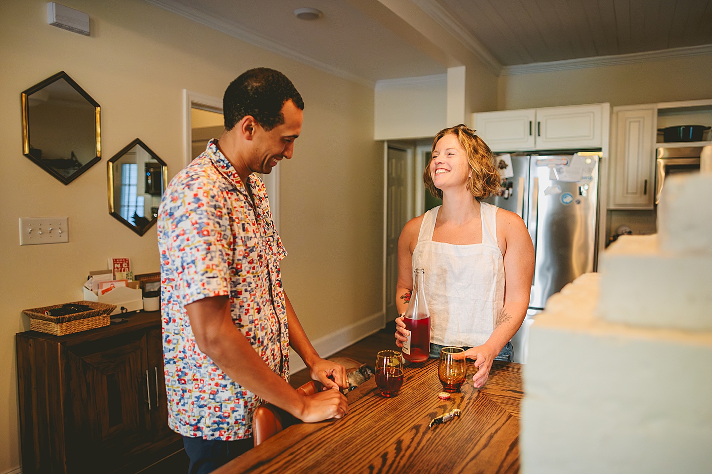 Couple home photographer