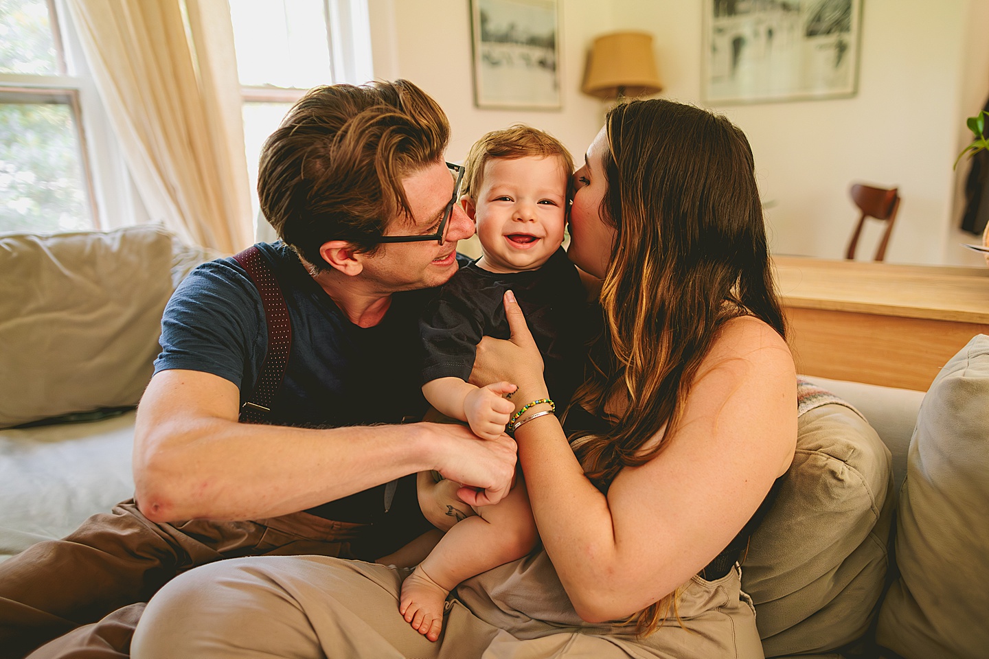 Lifestyle family photographer in Durham