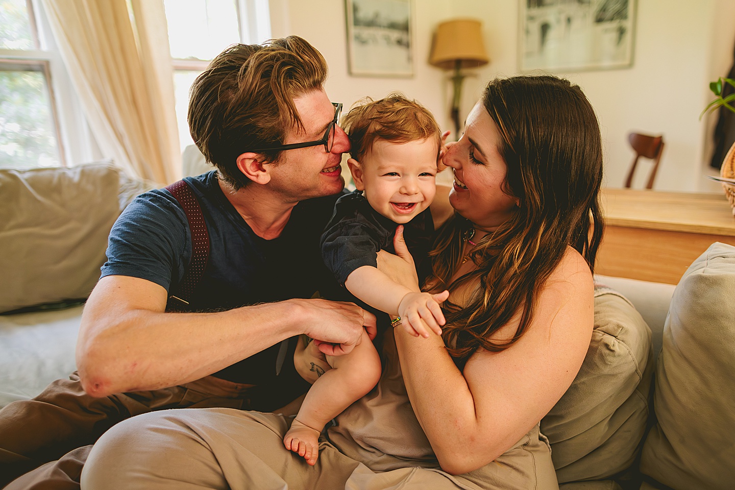 Lifestyle family photographer in Durham