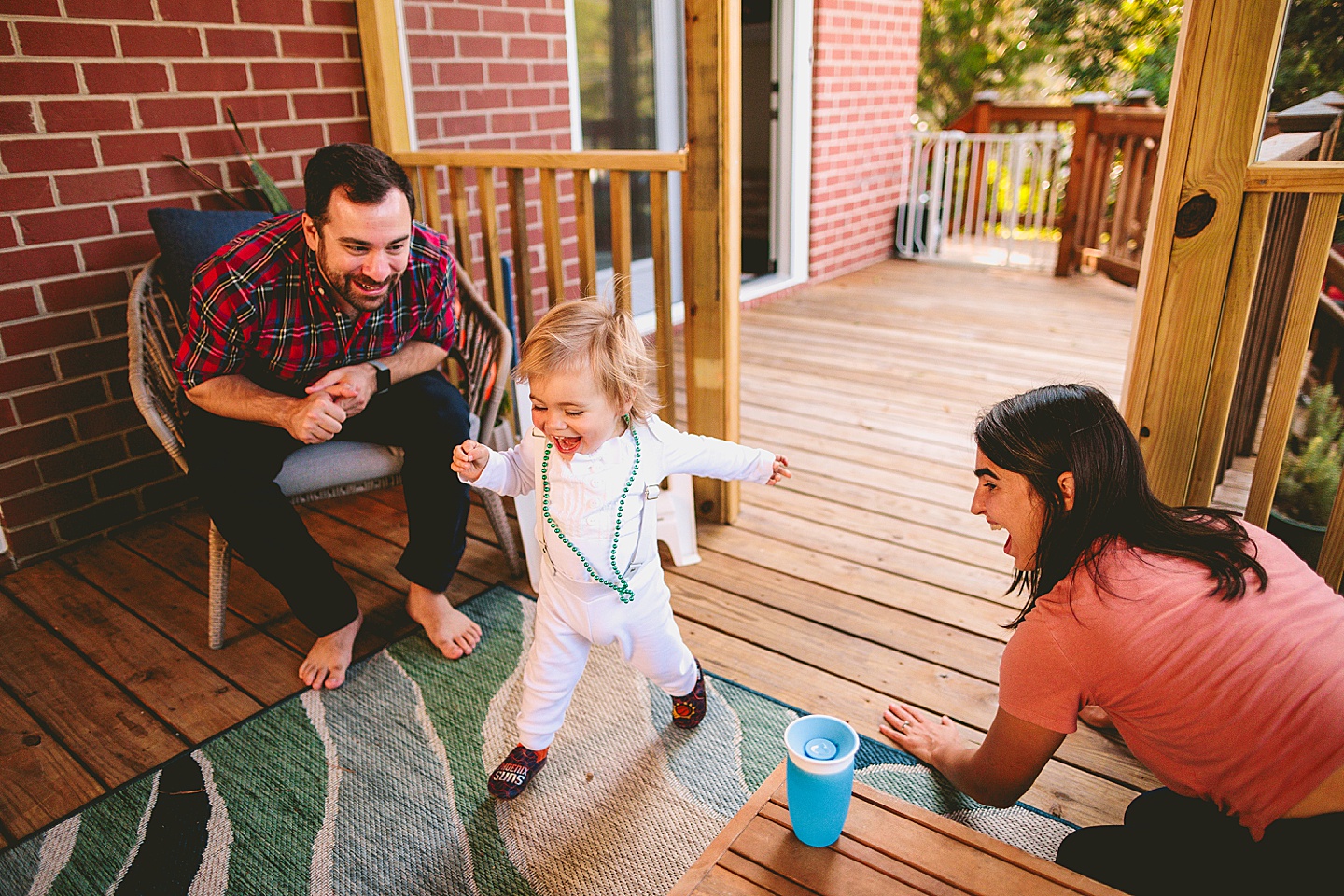 Toddler photos at home