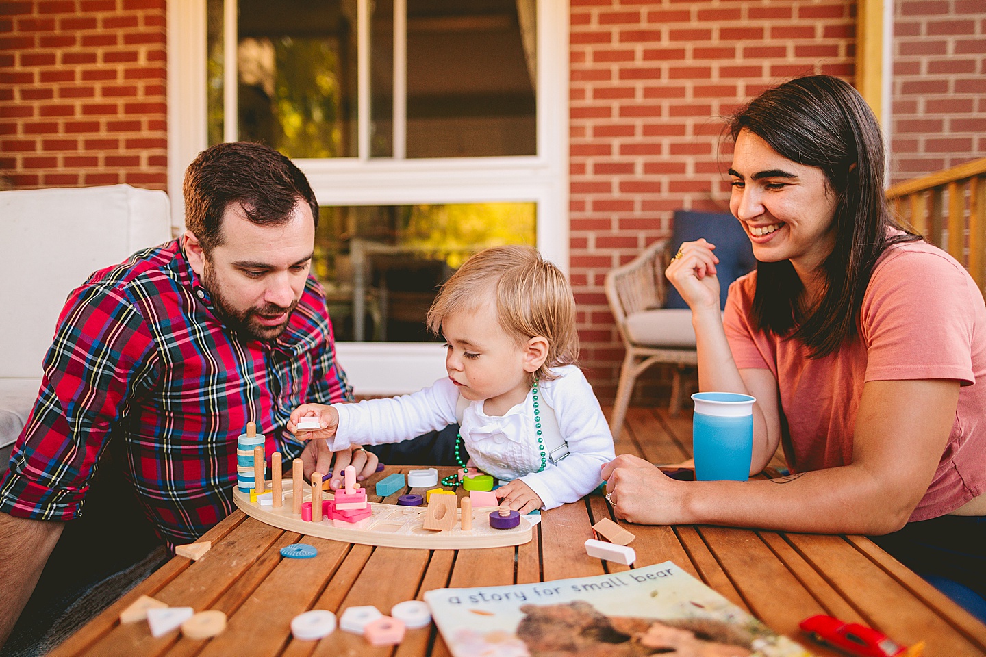 Toddler photos at home