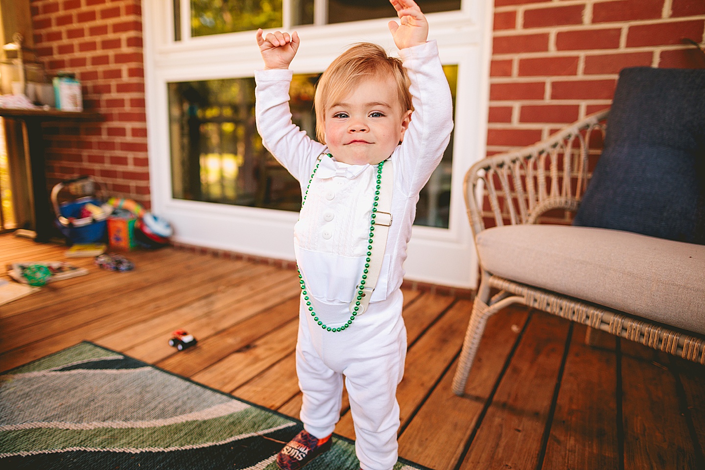 Toddler photos at home