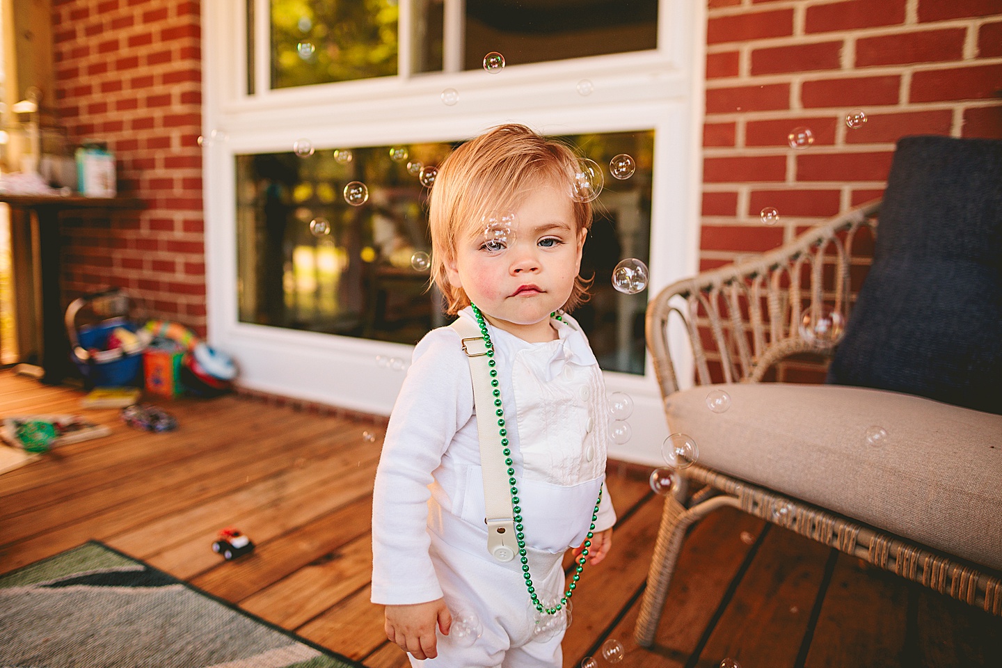 Toddler photos at home