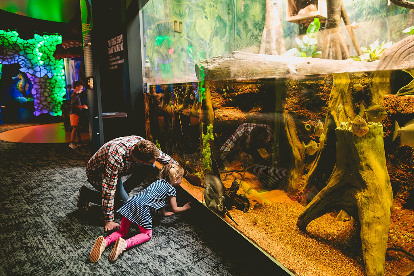 Kids exploring Greensboro Science Center