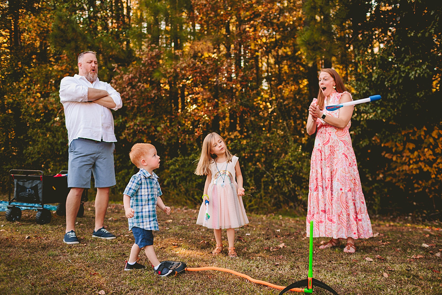 Family Photographer - North Carolina Family Park Photo Session