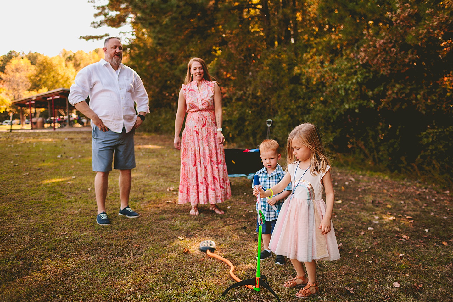 Family Photographer - North Carolina Family Park Photo Session