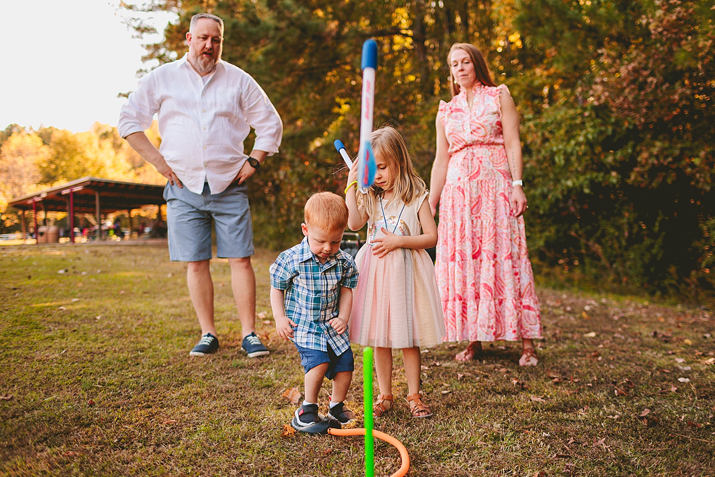 Family Photographer - North Carolina Family Park Photo Session