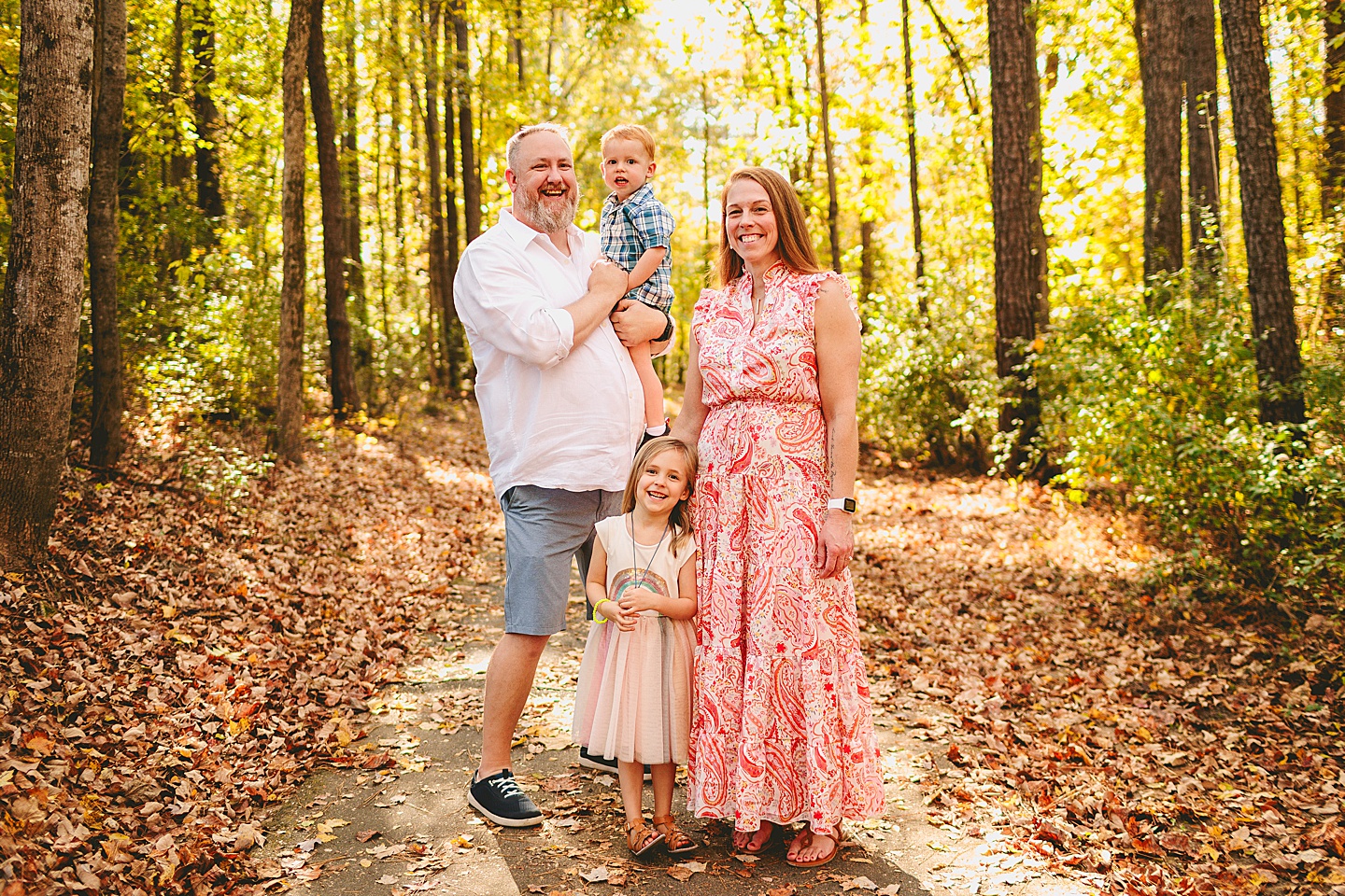 Family Photographer - North Carolina Family Park Photo Session