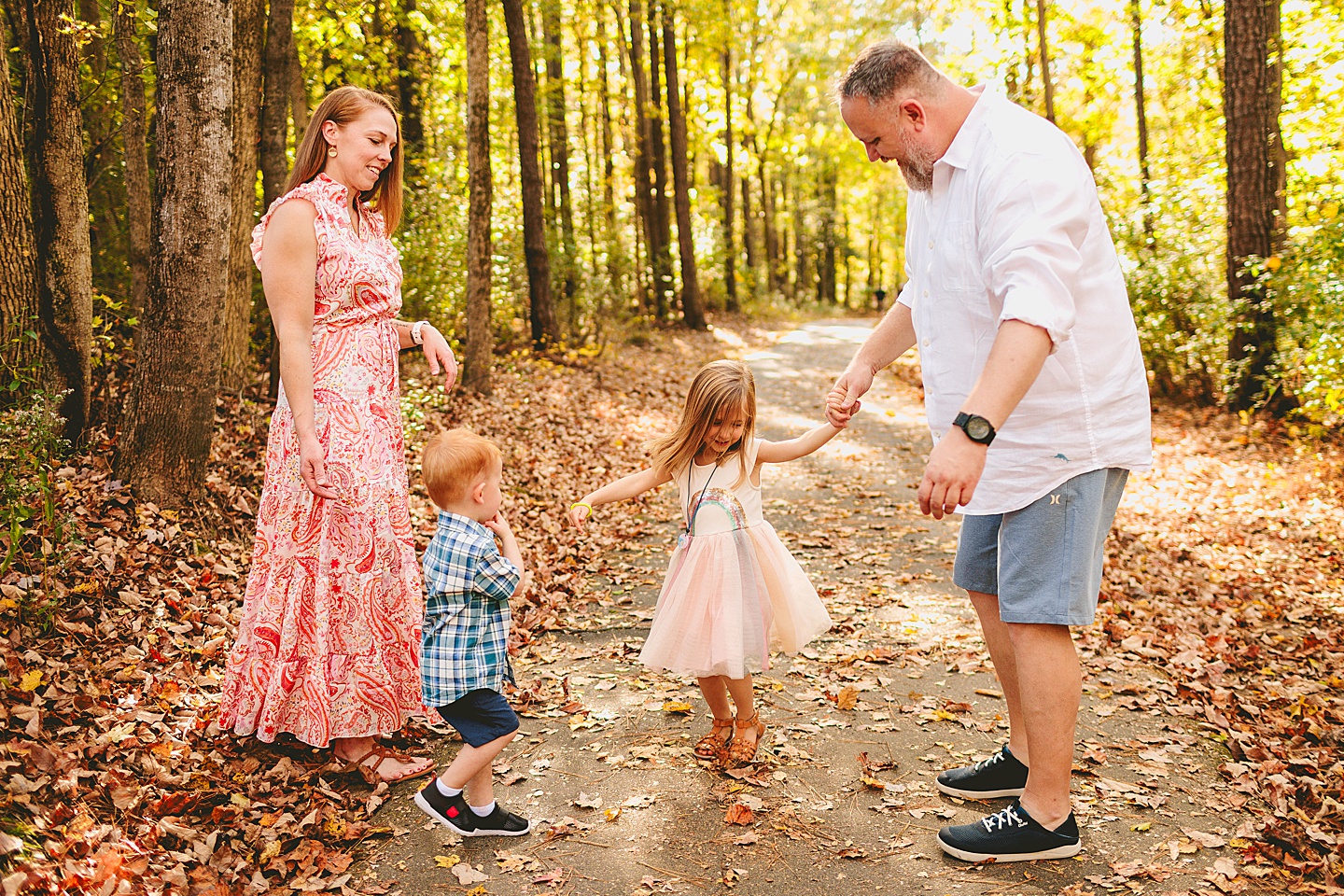 Family Photographer - North Carolina Family Park Photo Session