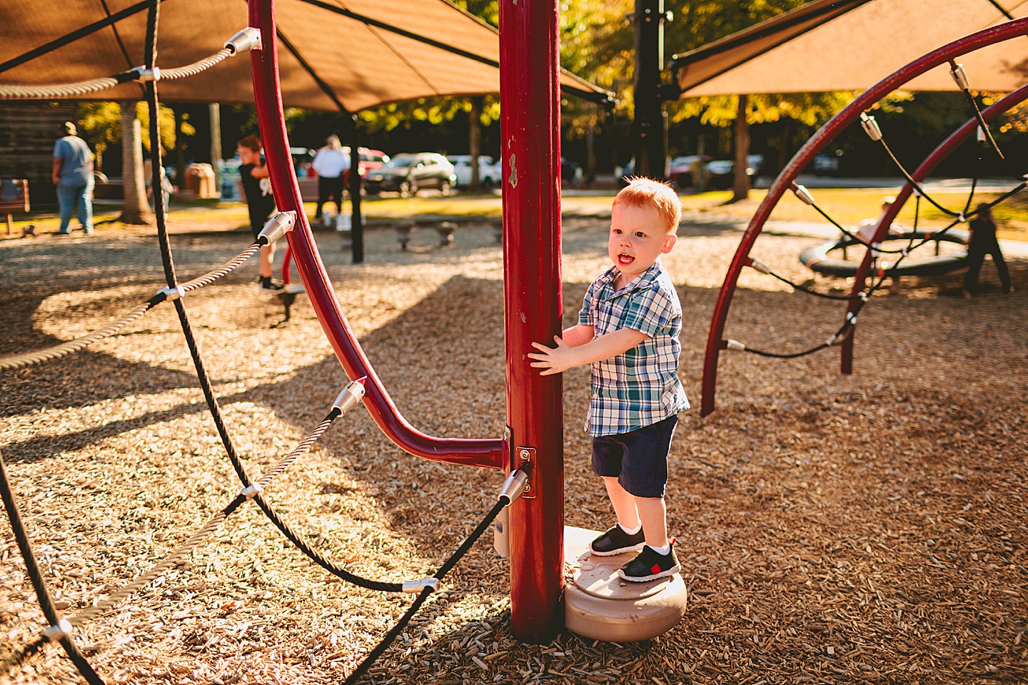 Family Photographer - North Carolina Family Park Photo Session