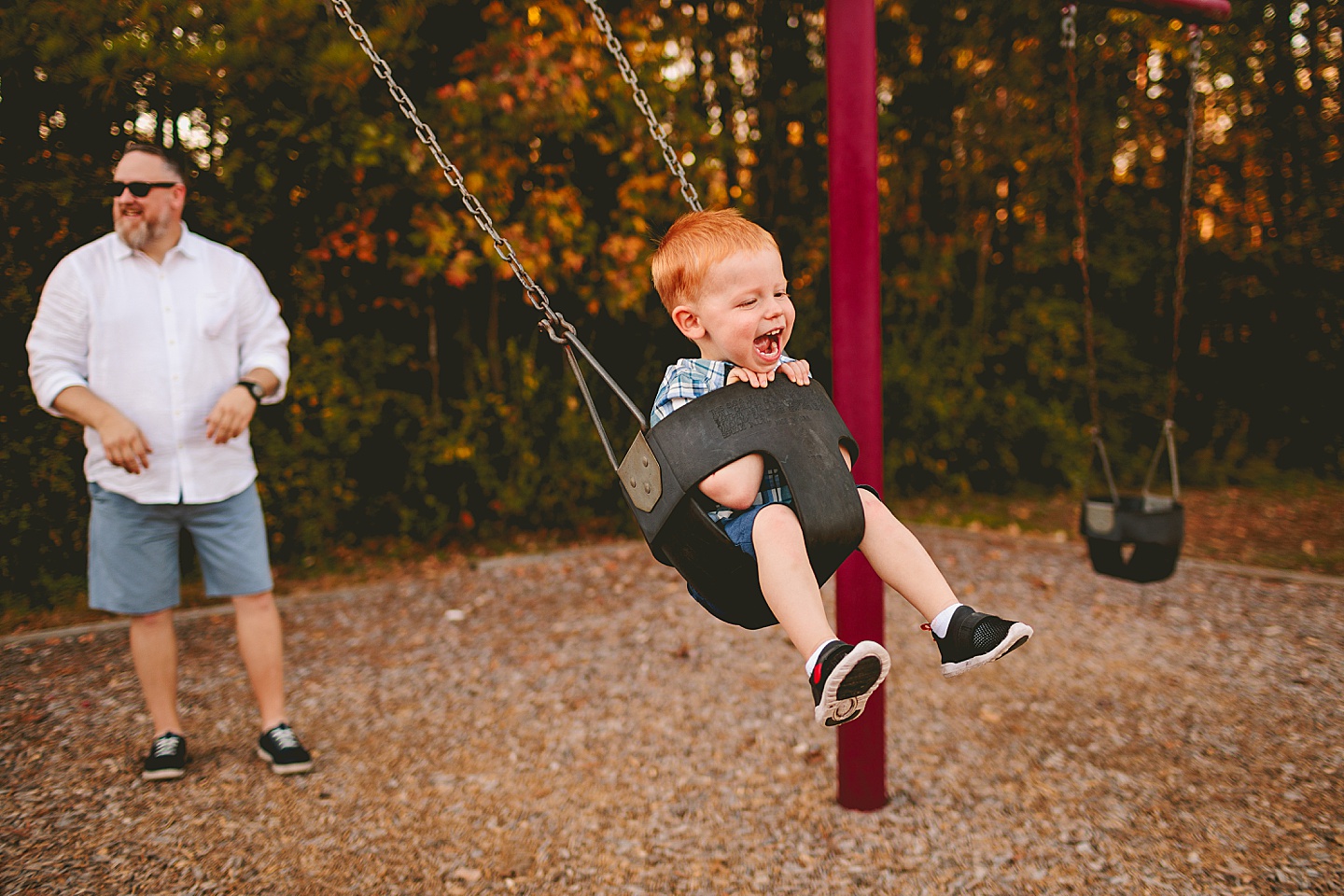 Family Photographer - North Carolina Family Park Photo Session