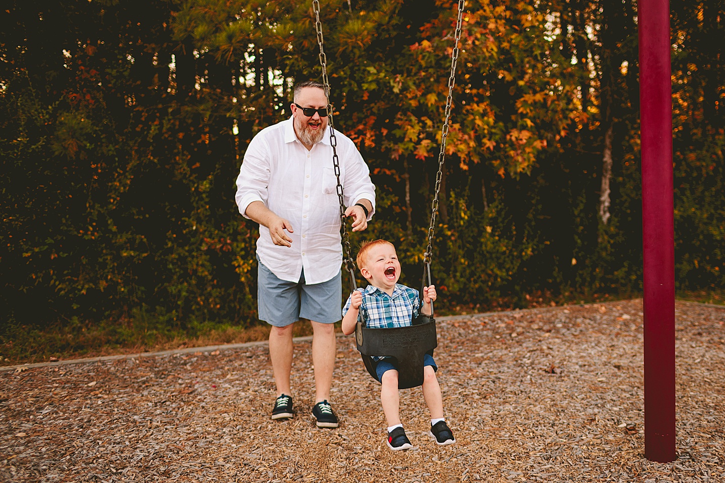 Family Photographer - North Carolina Family Park Photo Session