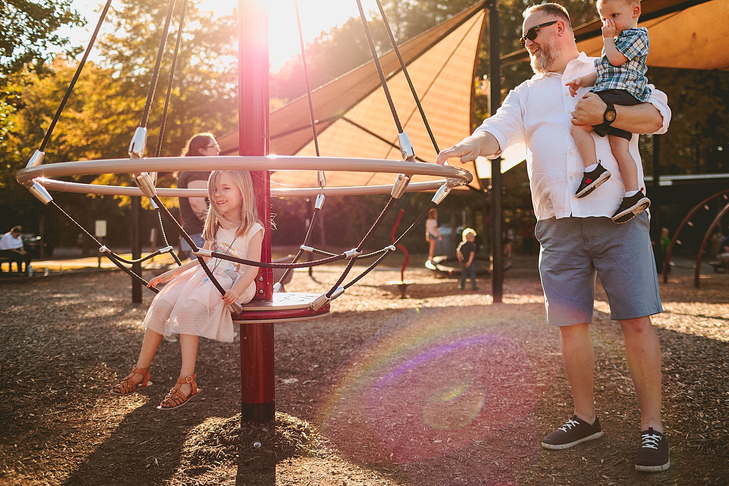 Family Photographer - North Carolina Family Park Photo Session