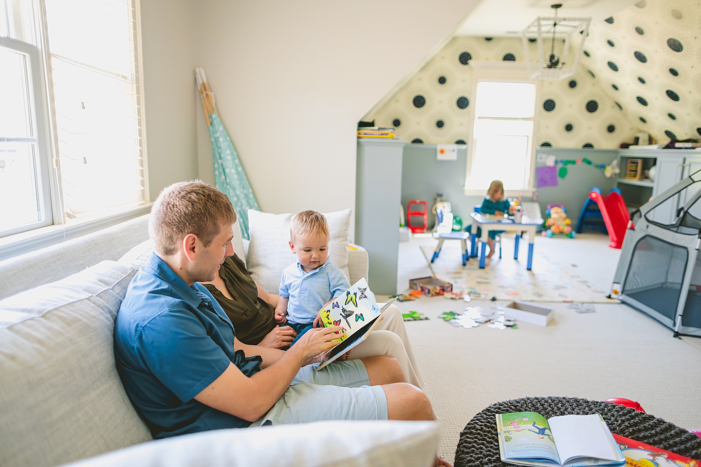 Family Photographer - At-Home Family Photography Session