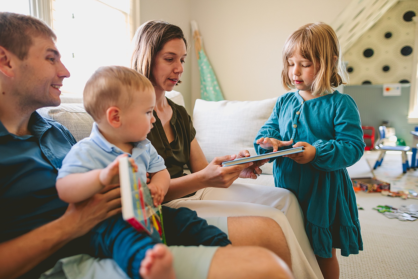 Family Photographer - At-Home Family Photography Session