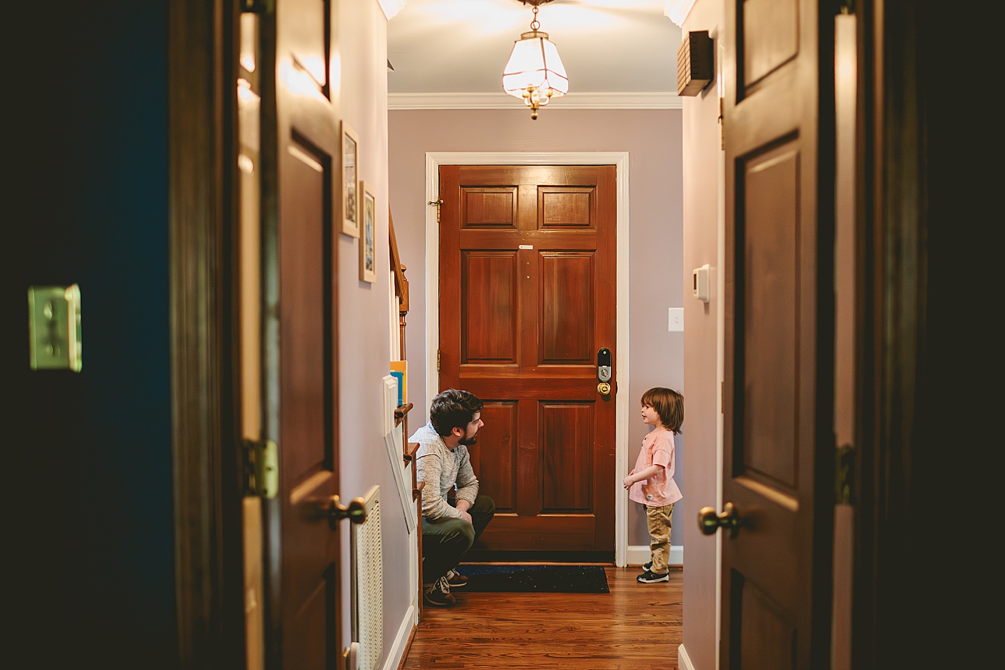 Family Photographer - Sara + Joe // Durham Newborn Photographer