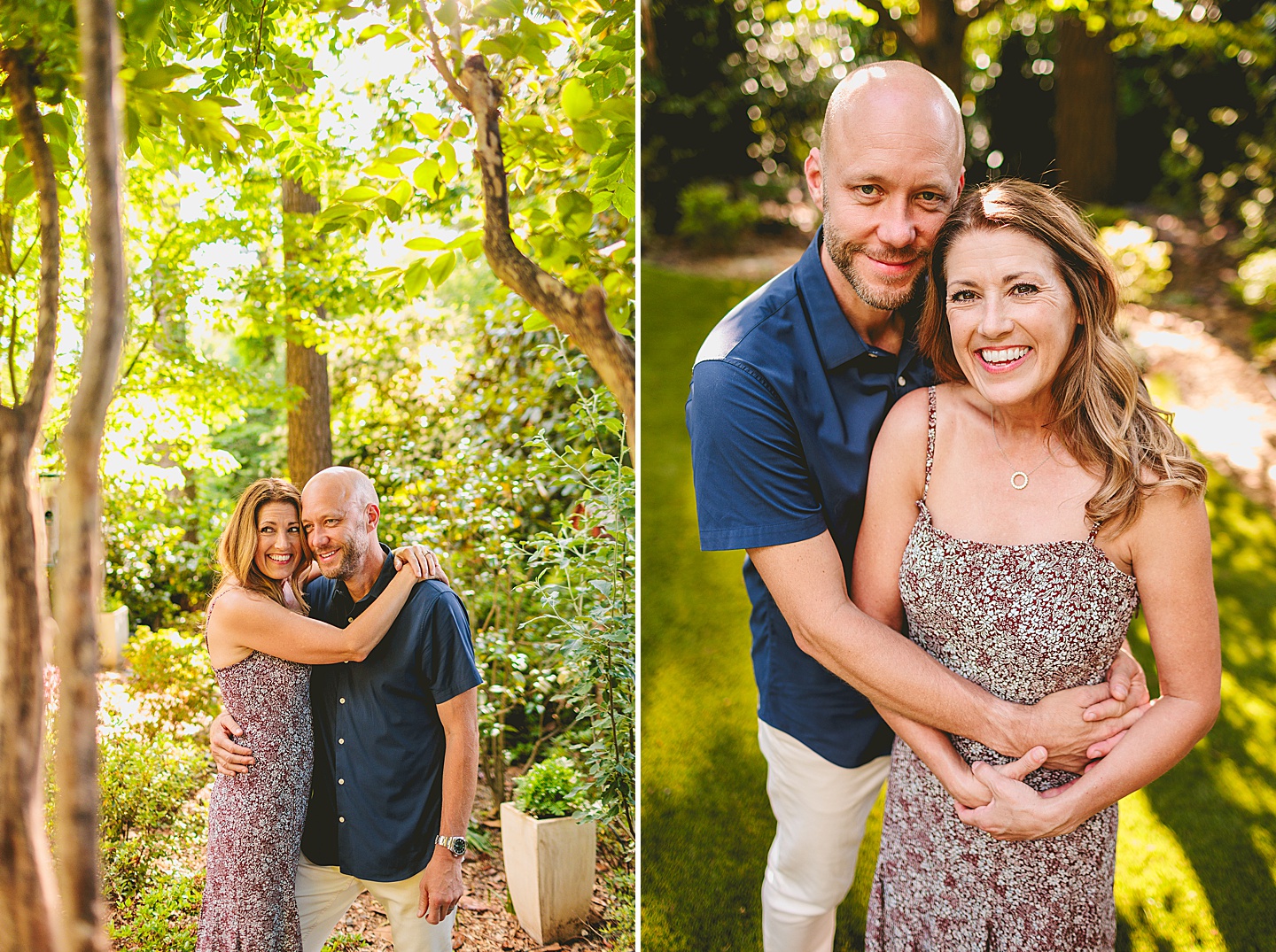 Family Photographer - Quentin + Lady // Backyard Garden Couple Session