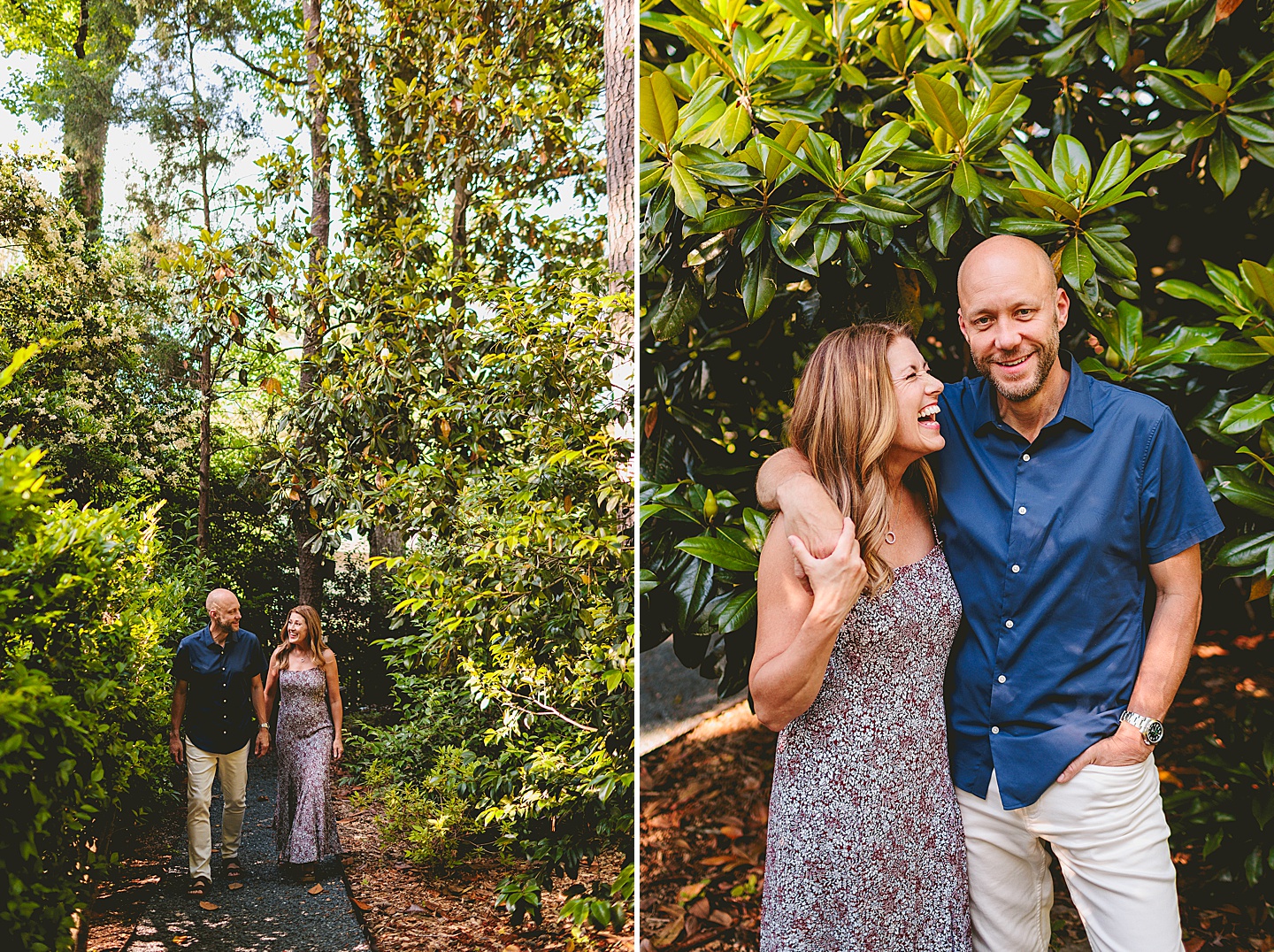 Family Photographer - Quentin + Lady // Backyard Garden Couple Session