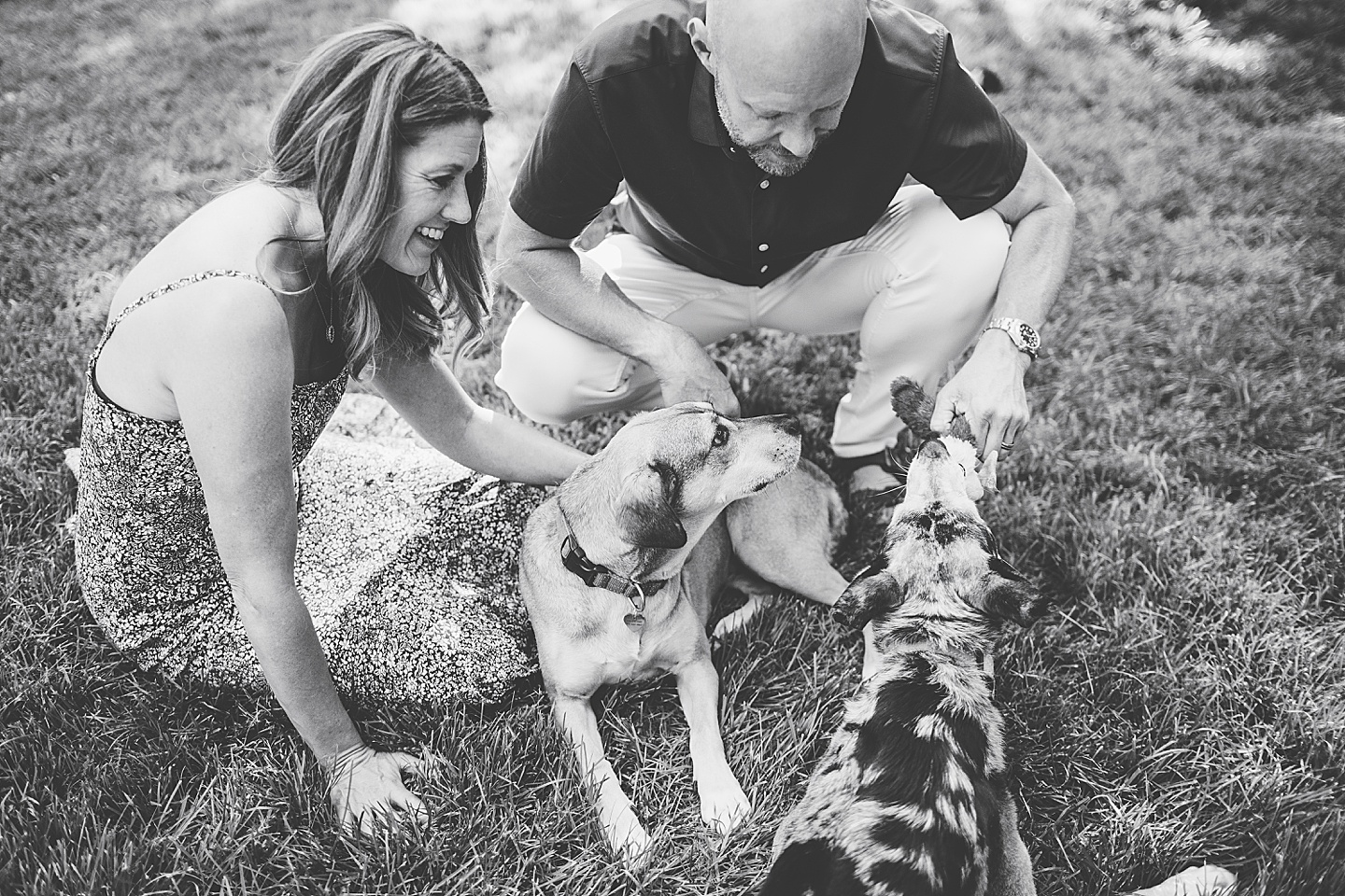 Family Photographer - Quentin + Lady // Backyard Garden Couple Session