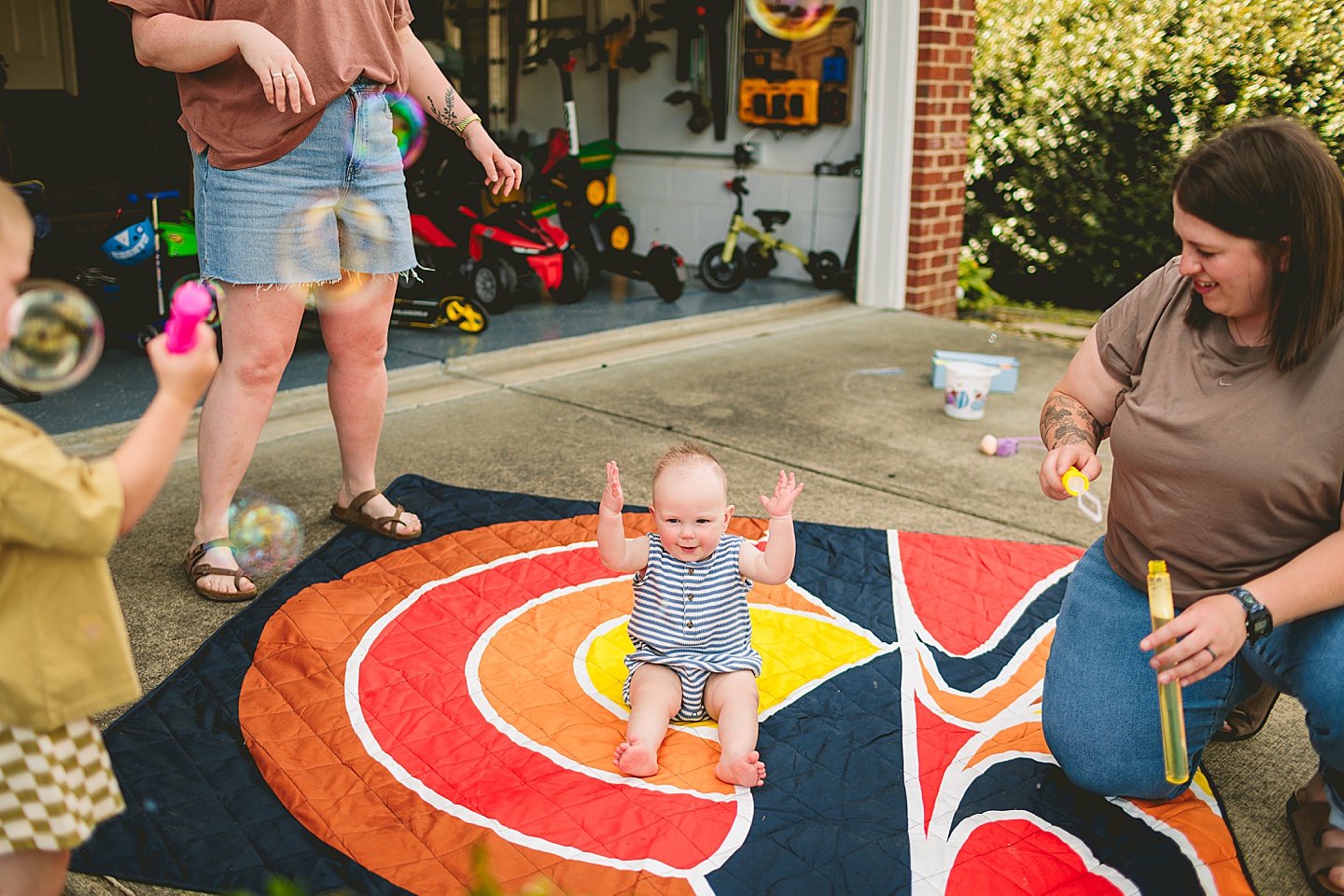 Family Photographer - Abbi + Olivia // At Home Family Photography