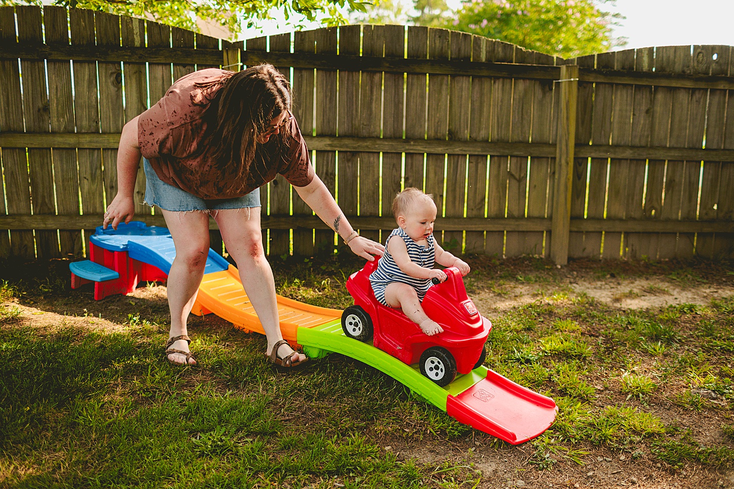 Family Photographer - Abbi + Olivia // At Home Family Photography