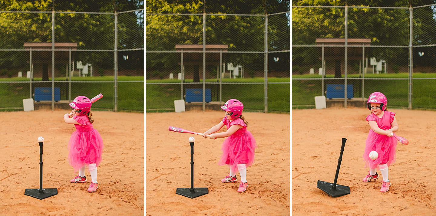Family Photographer - T-Ball Portraits // Apex Portrait Photographer