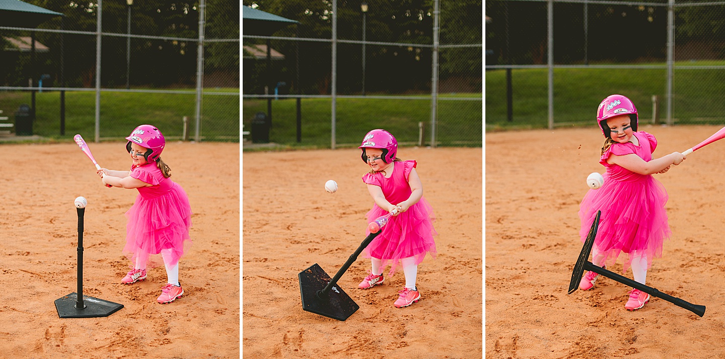 Family Photographer - T-Ball Portraits // Apex Portrait Photographer