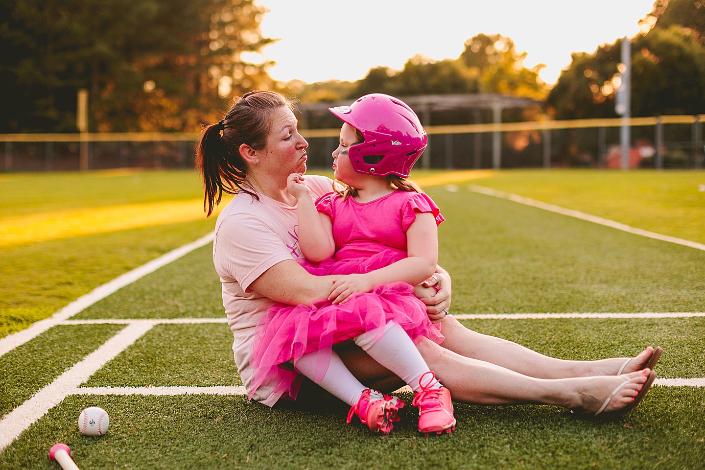 Family Photographer - T-Ball Portraits // Apex Portrait Photographer
