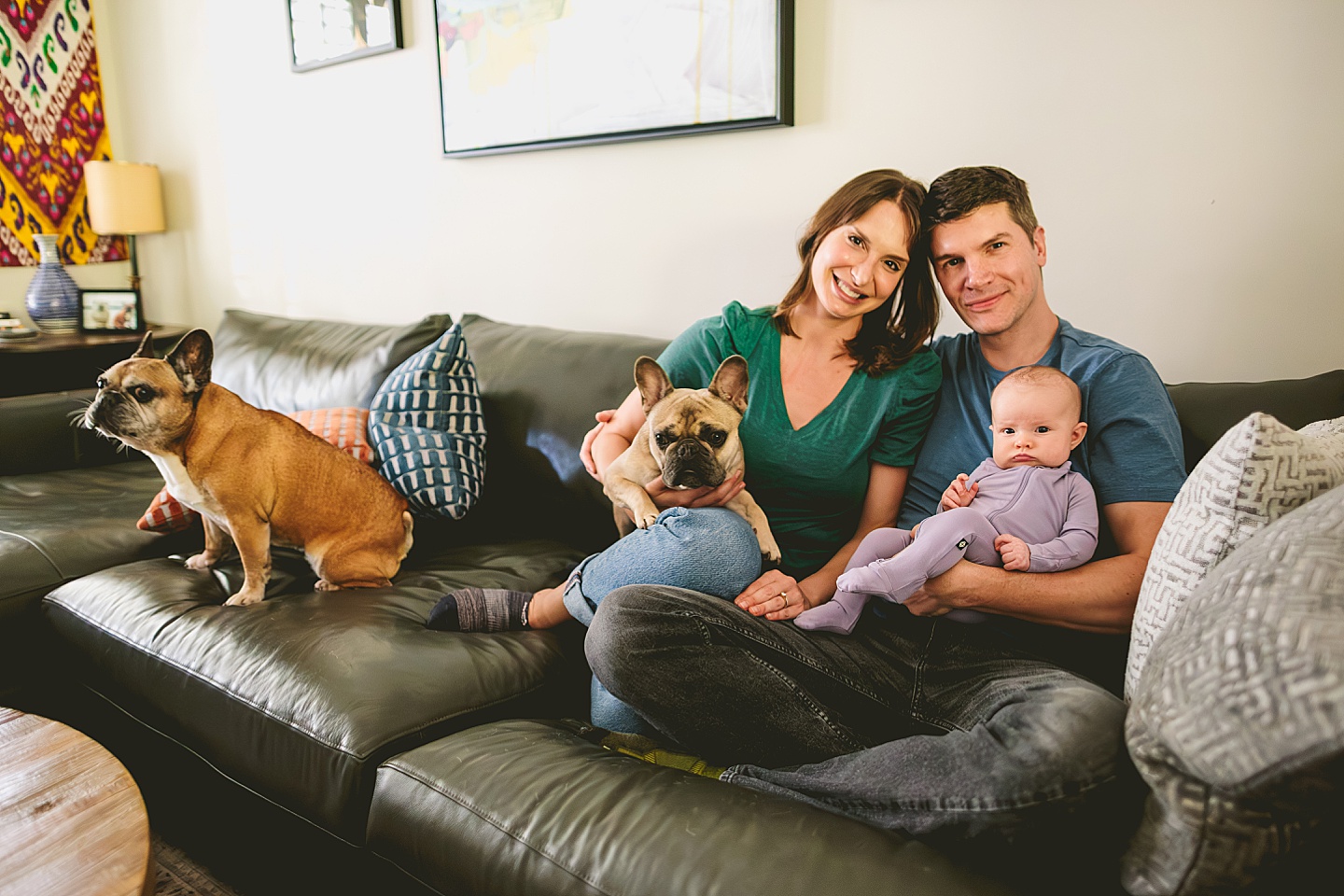 Family Photographer - Ariana + Kevin // Durham Newborn Portraits