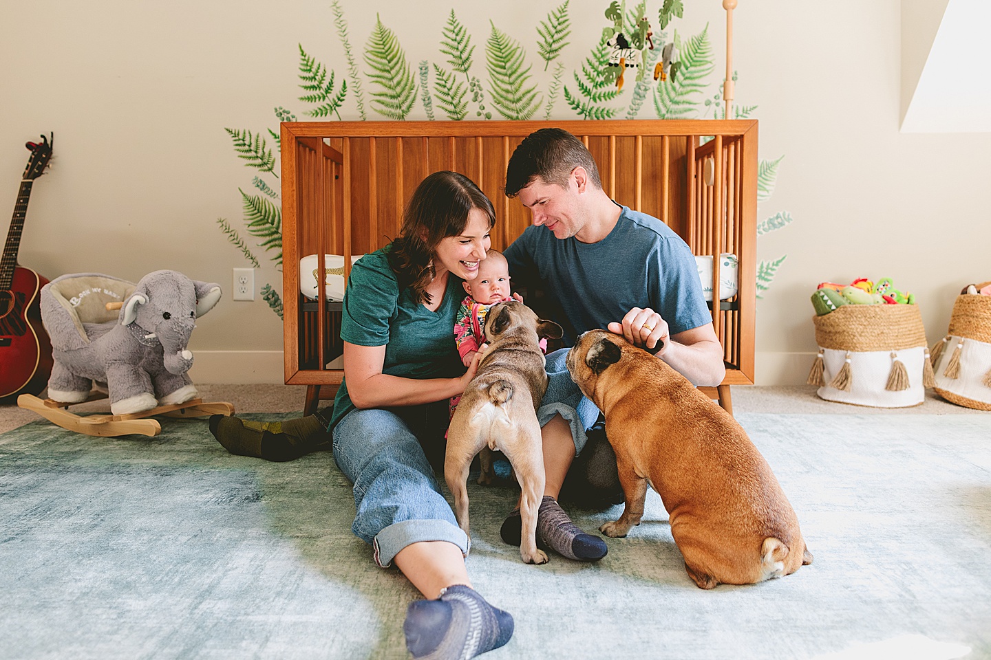 Family Photographer - Ariana + Kevin // Durham Newborn Portraits