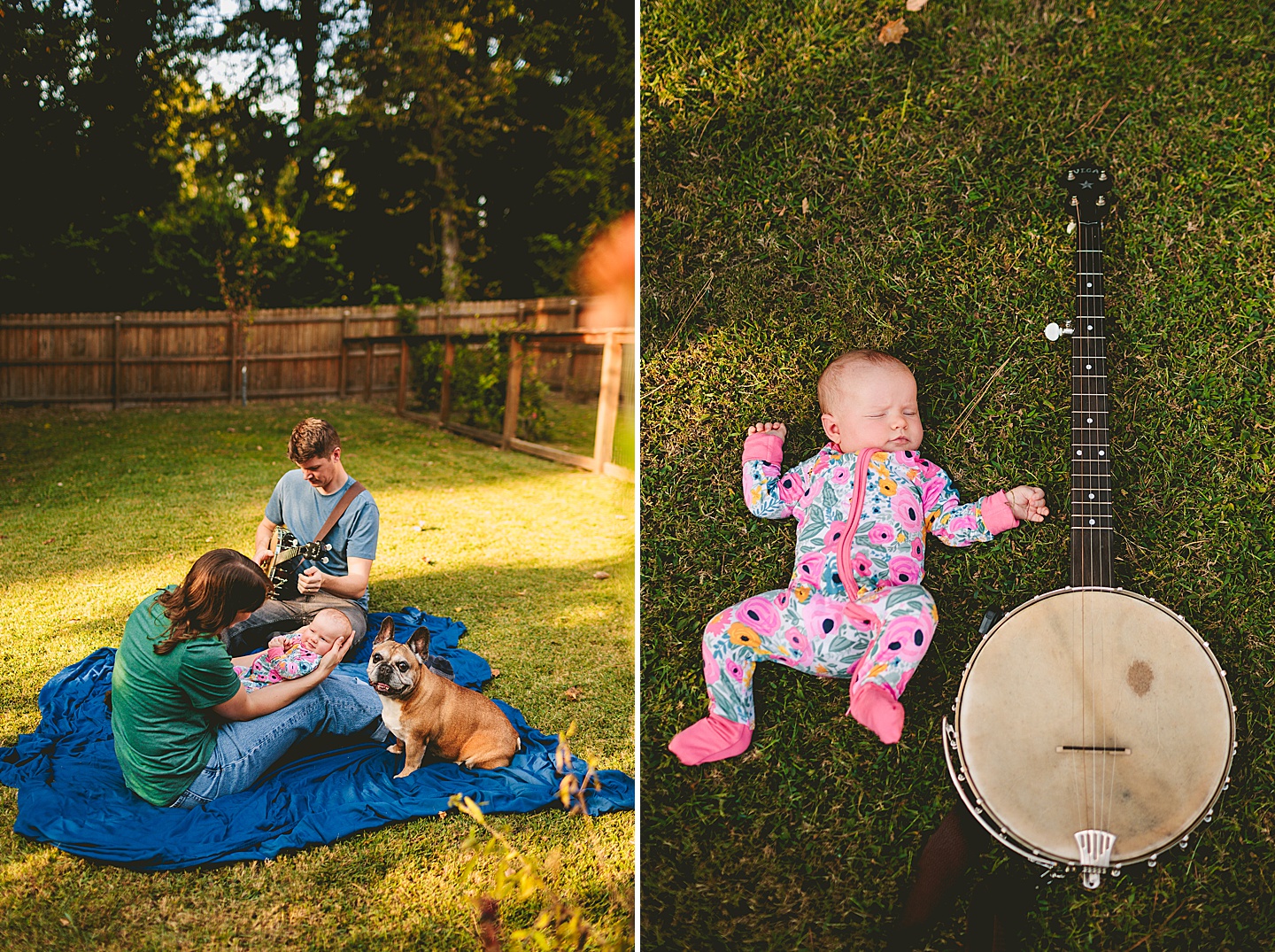 Family Photographer - Ariana + Kevin // Durham Newborn Portraits