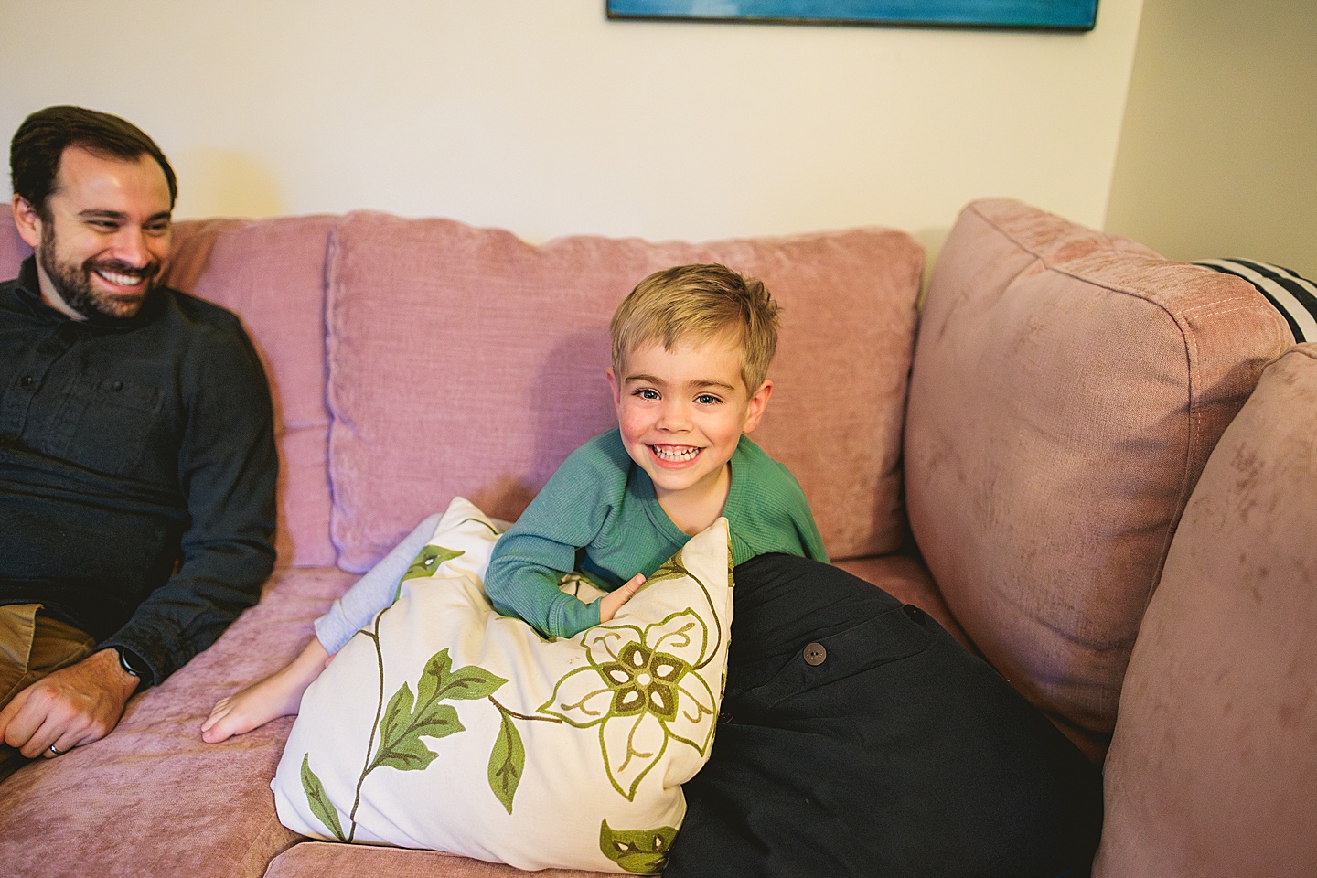 Family Photographer - Sara + Jackson // Durham Family Photographer At-Home Session