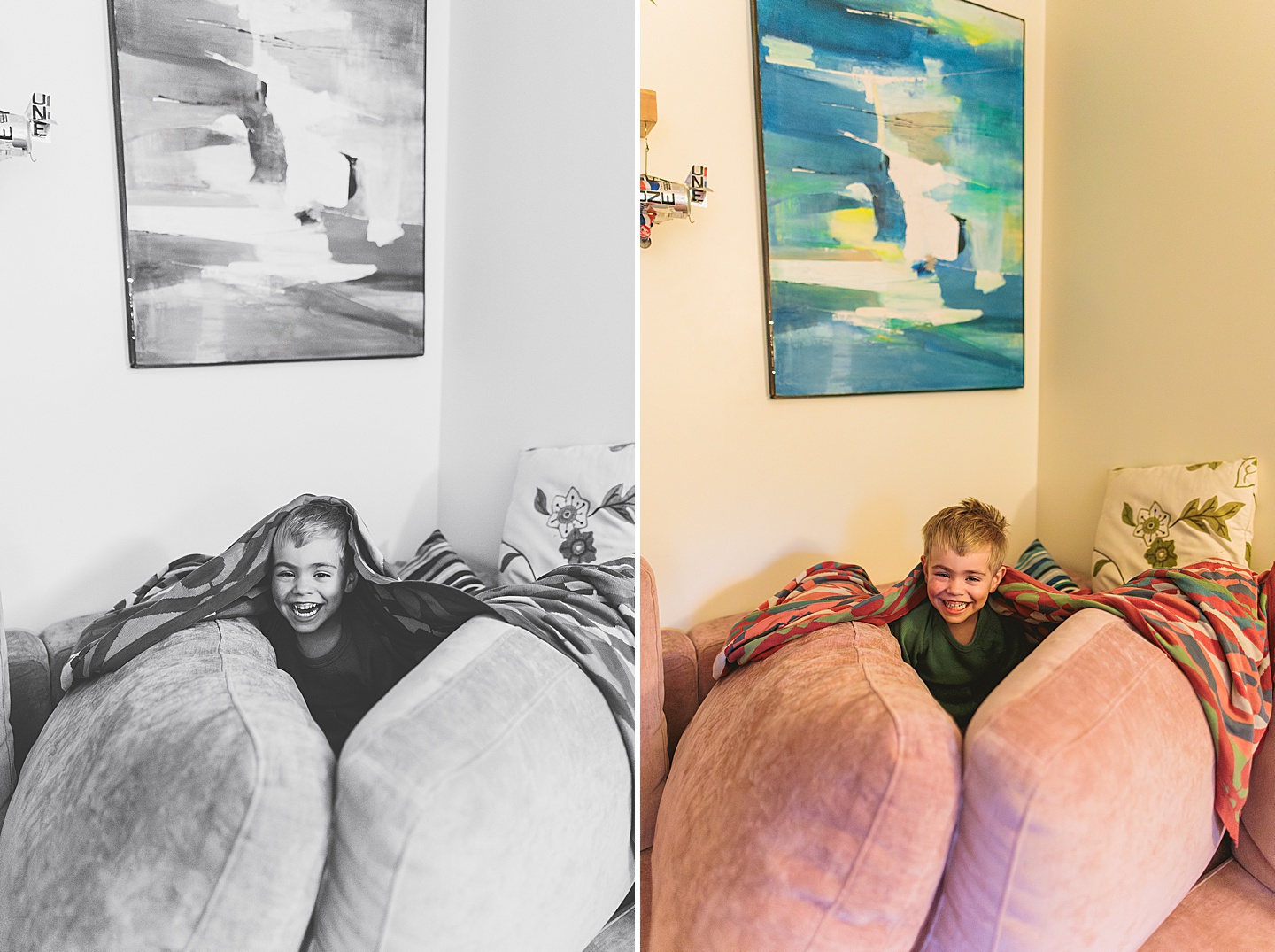 Family Photographer - Sara + Jackson // Durham Family Photographer At-Home Session