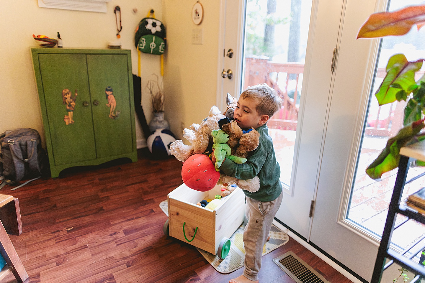 Family Photographer - Sara + Jackson // Durham Family Photographer At-Home Session