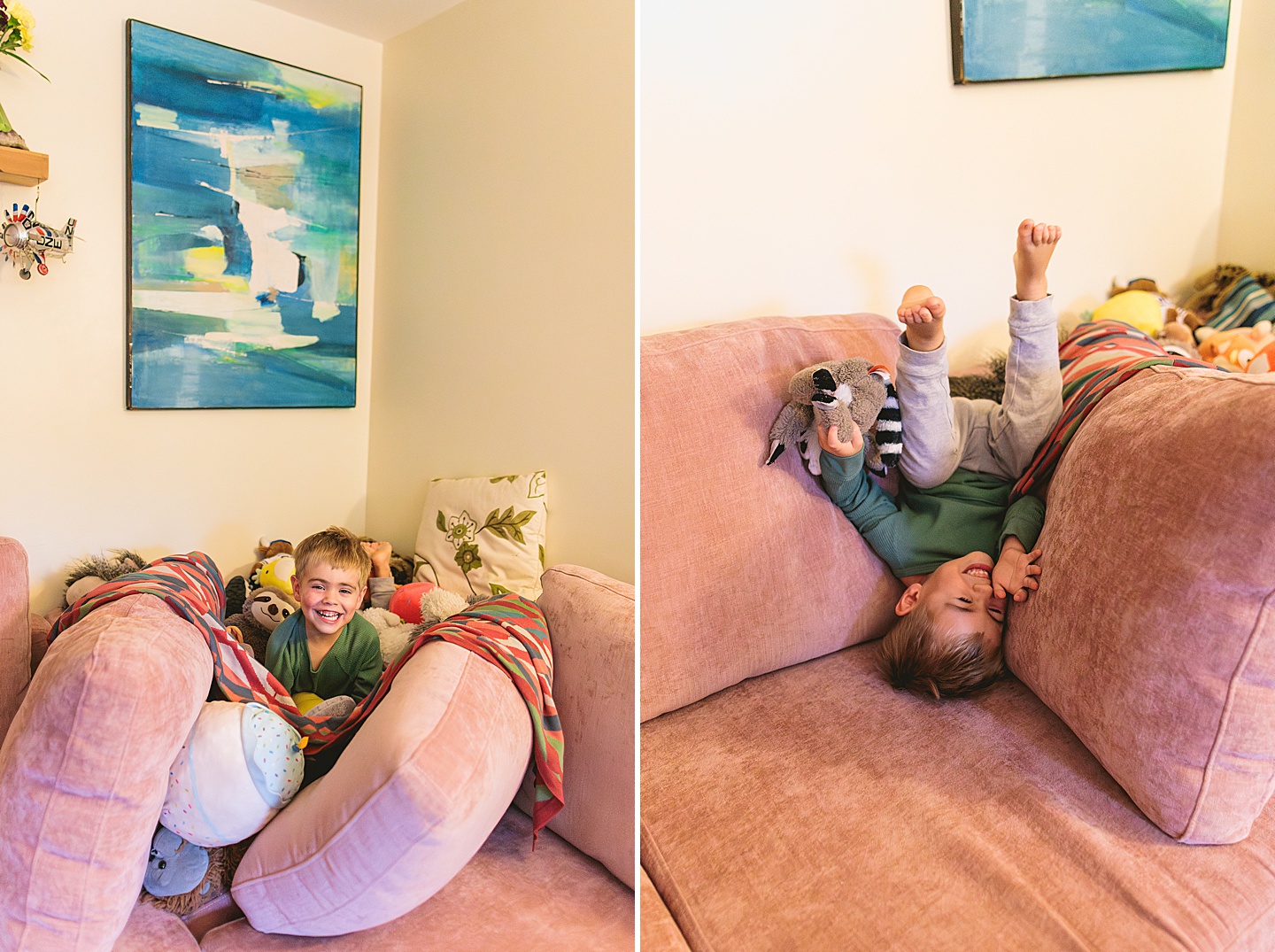 Family Photographer - Sara + Jackson // Durham Family Photographer At-Home Session