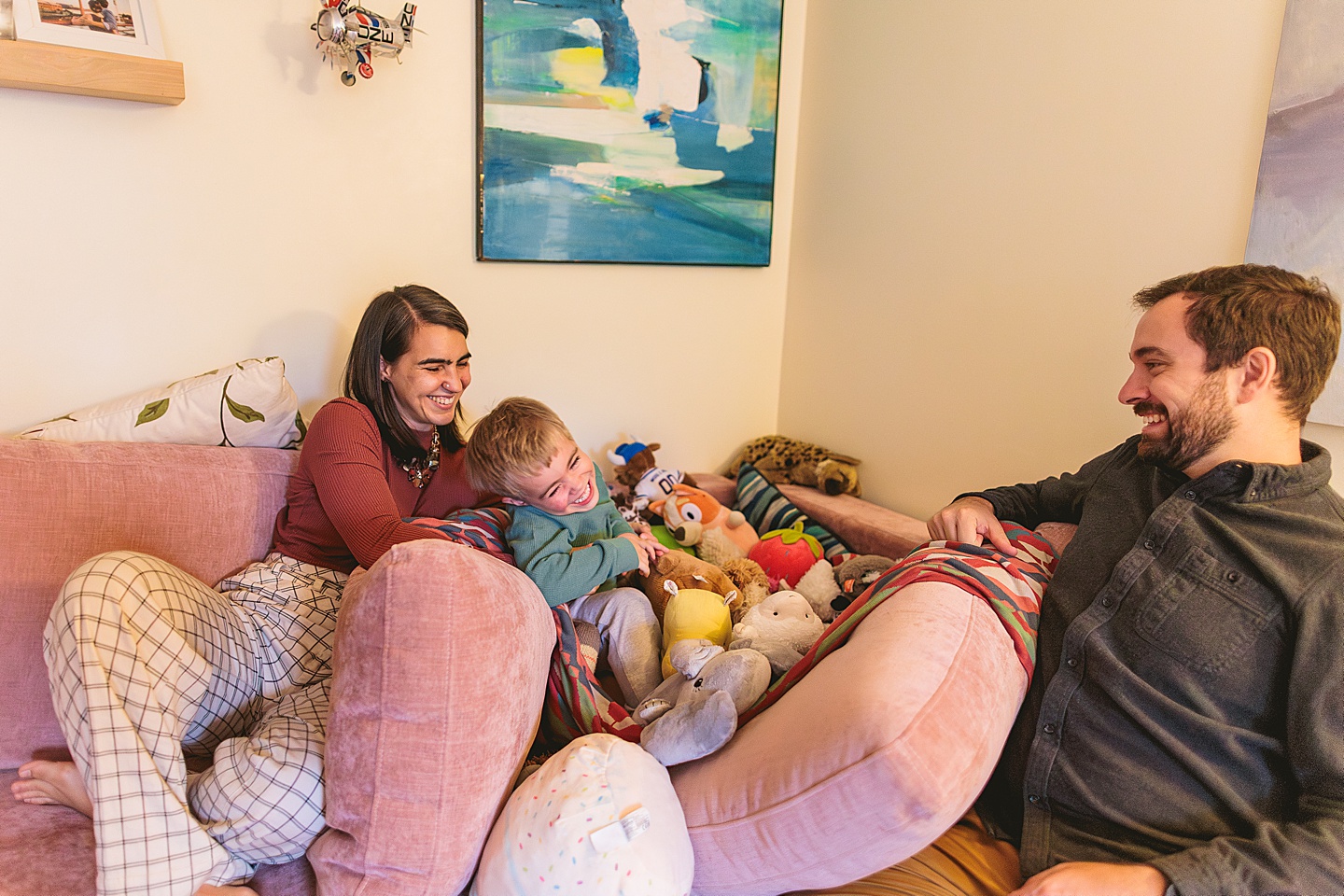 Family Photographer - Sara + Jackson // Durham Family Photographer At-Home Session
