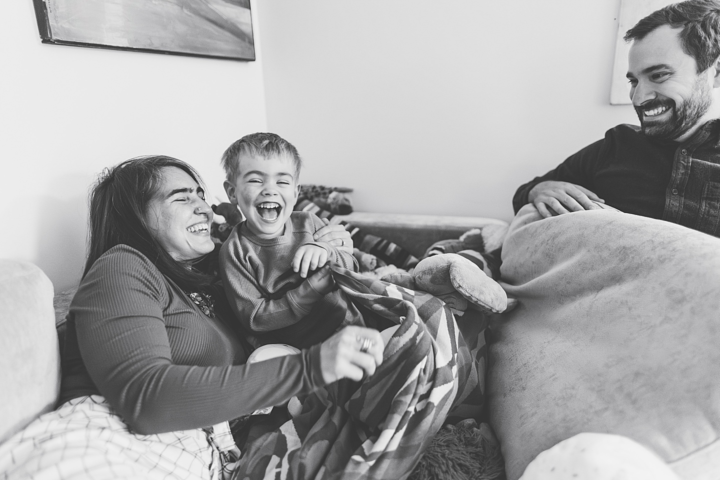 Family Photographer - Sara + Jackson // Durham Family Photographer At-Home Session