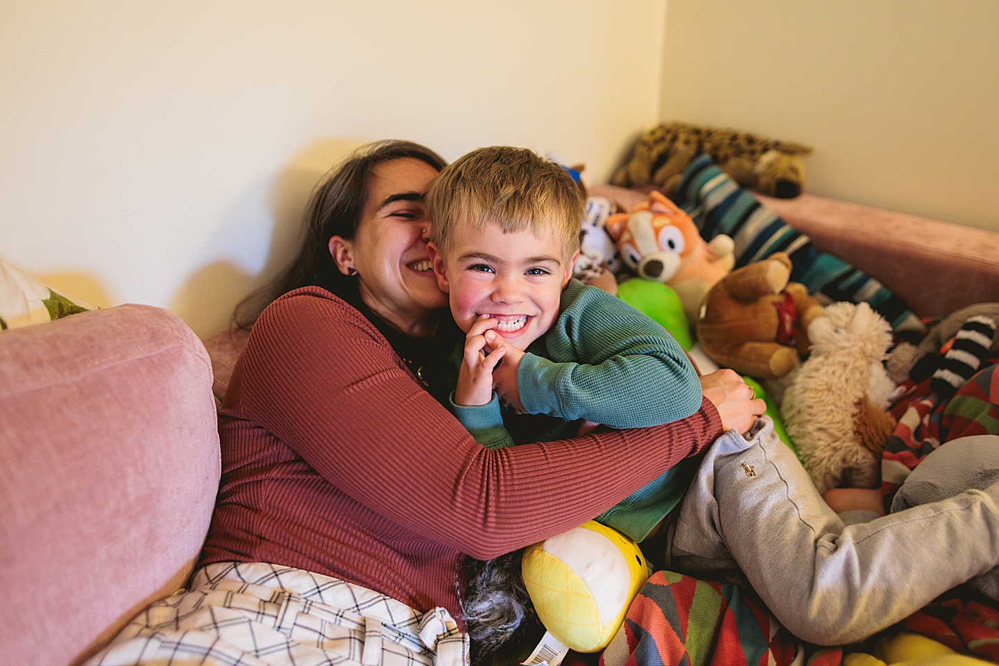 Family Photographer - Sara + Jackson // Durham Family Photographer At-Home Session