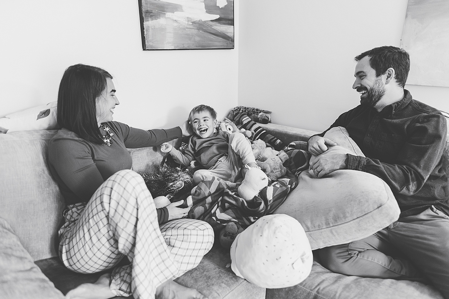 Family Photographer - Sara + Jackson // Durham Family Photographer At-Home Session