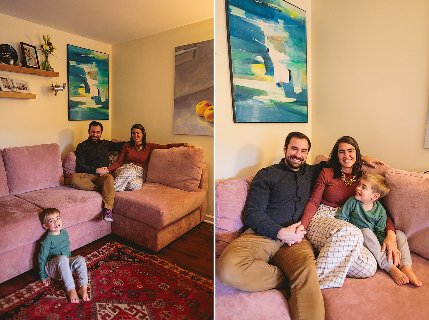 Family Photographer - Sara + Jackson // Durham Family Photographer At-Home Session