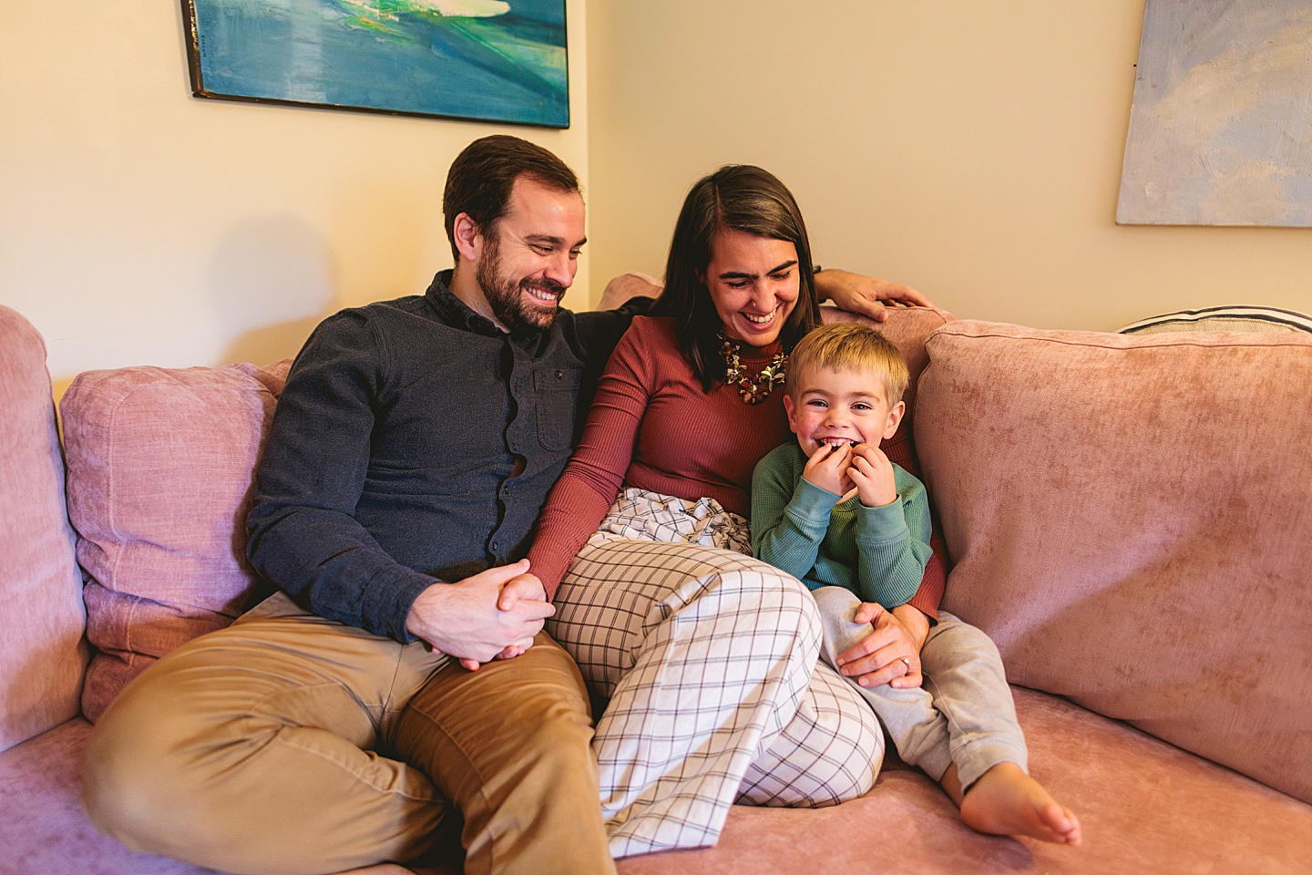 Family Photographer - Sara + Jackson // Durham Family Photographer At-Home Session